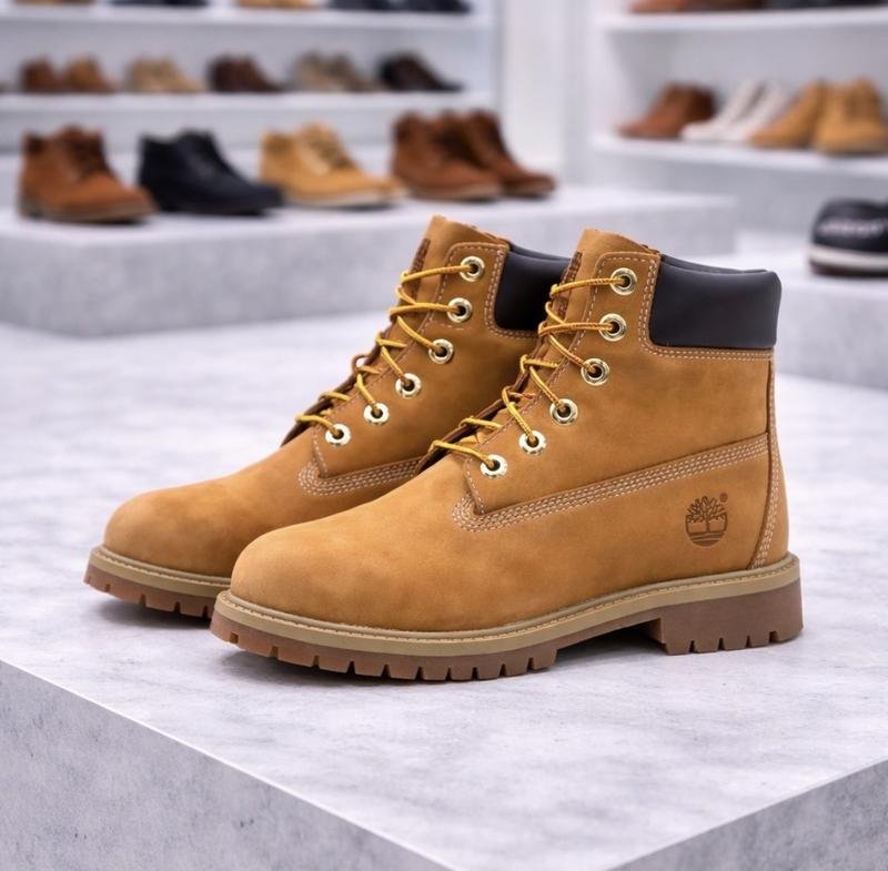 Donna Timberland Stivali Arancione Nubuck 39