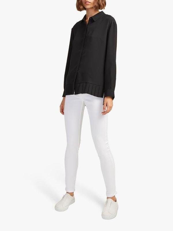 Femme French Connection Chemise Noire Polyester 40