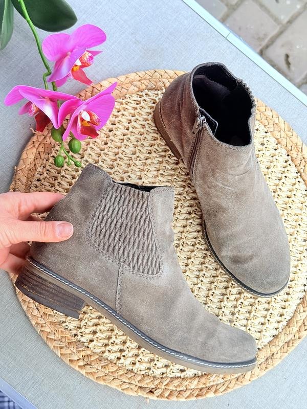 Donna Gabor Stivaletti Chelsea Marrone Suede 38
