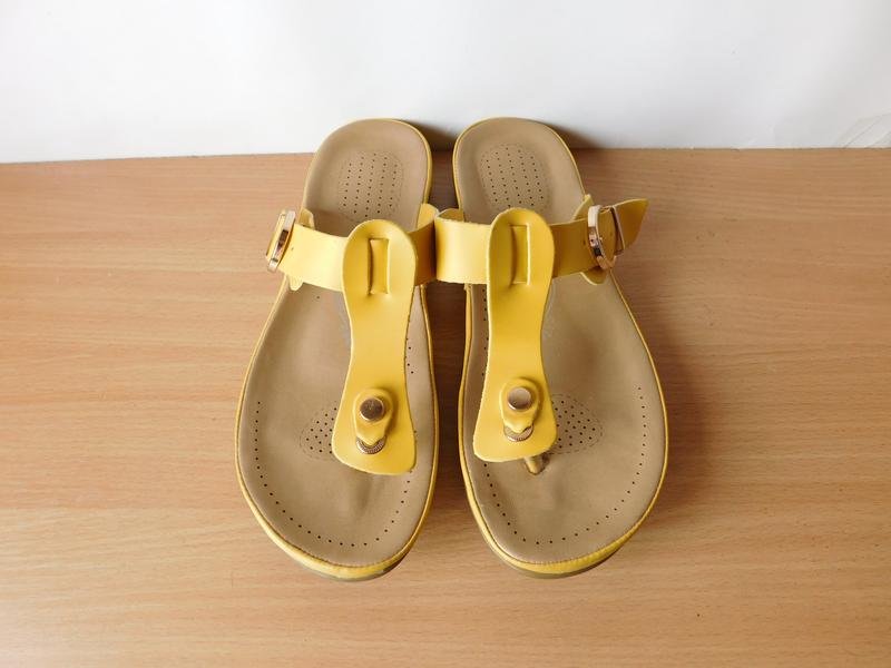 Damen Urban Homme Sandalen Gelb 38