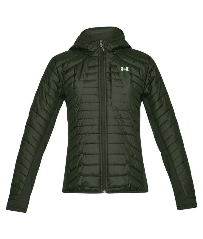 Uomo Under Armour Giacca Verde 100% Cotone S
