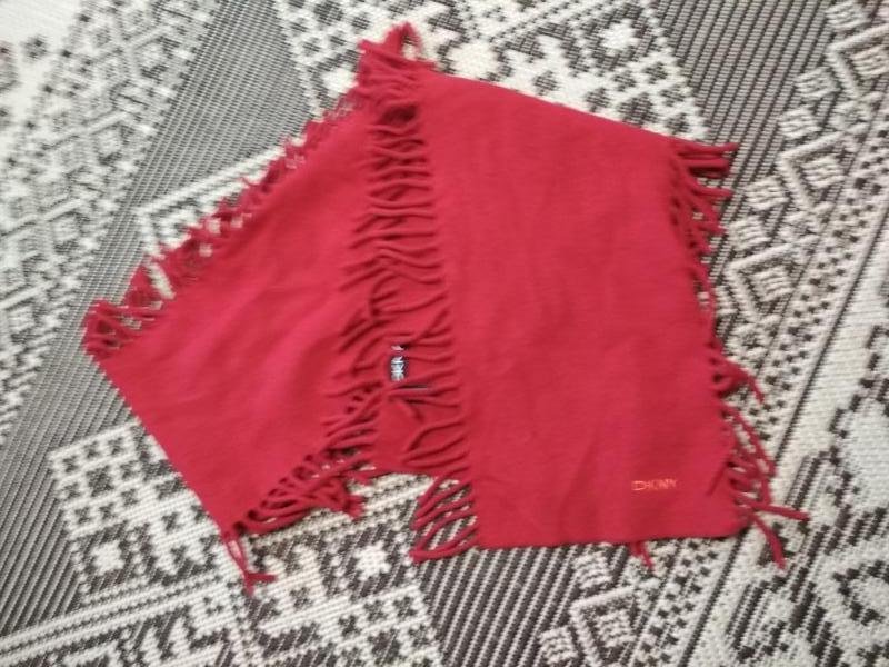 Femme DKNY Écharpe Rouge Taille Unique