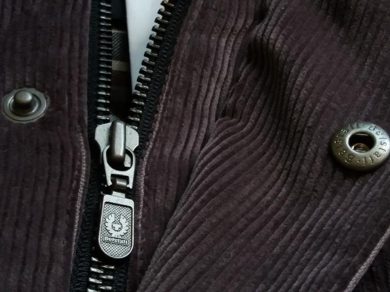 Мужской Belstaff Куртка Фиолетовый Хлопок 36 / S /