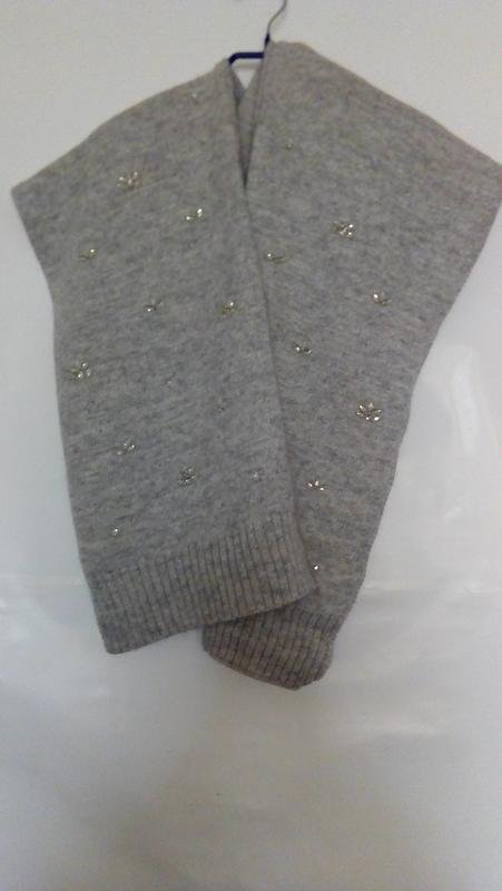 Femme Banana Republic Écharpe Grise Laine Taille