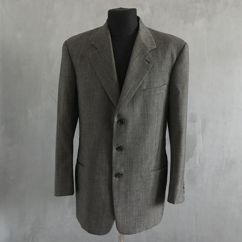 Мужской Giorgio Armani Костюм Хаки Шерсть 44 / XXL