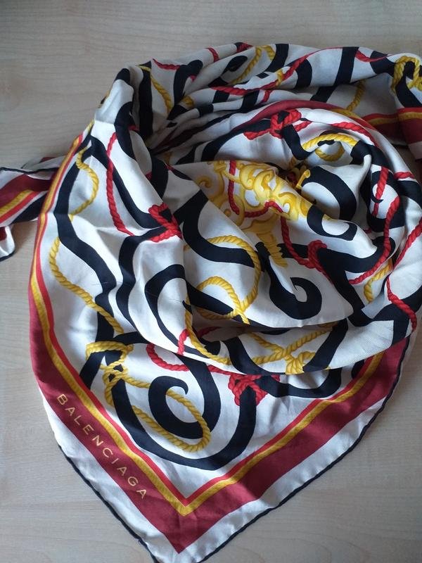 Women Balenciaga Scarf Multicolor Silk