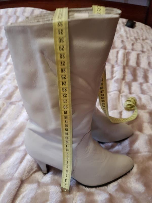 Femme Barracuda Bottes Blanches Cuir 38