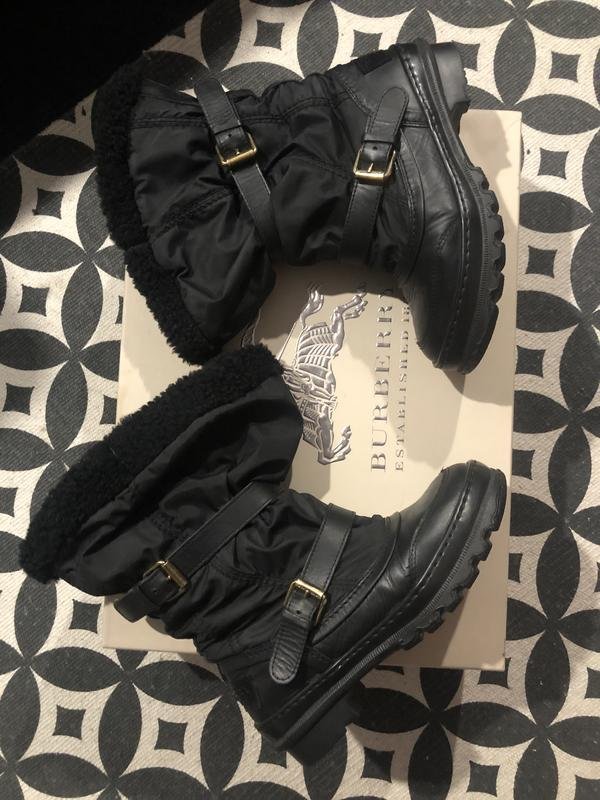 Donna Burberry Stivali Nero 36