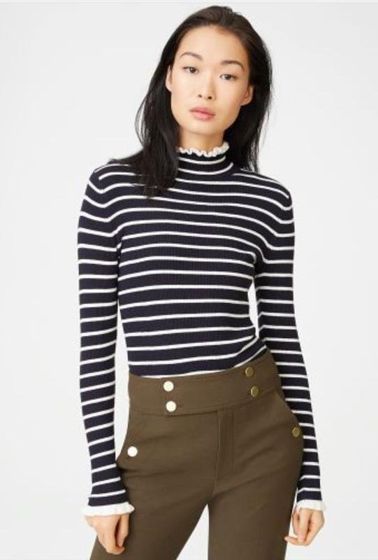 Women Club Monaco Turtleneck Black 36 / S / 44