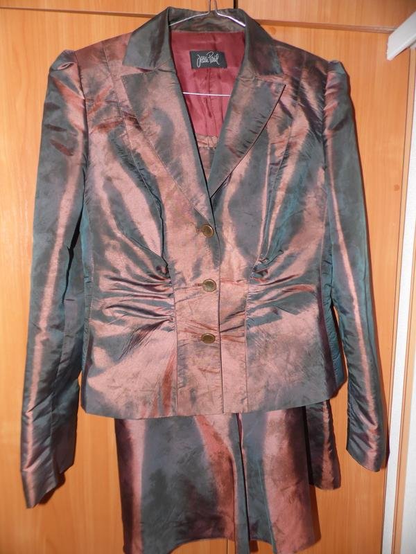 Femme Jean Paul Gaultier Costume Bourgogne 38