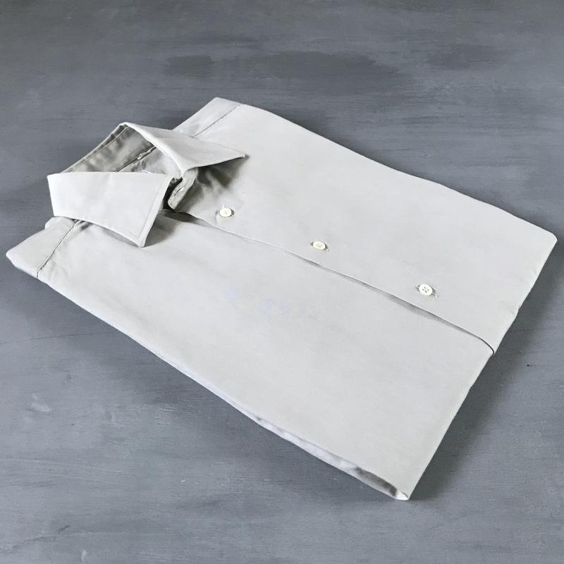 Herren Gianfranco Ferre Hemd Grau Baumwolle 40 /L