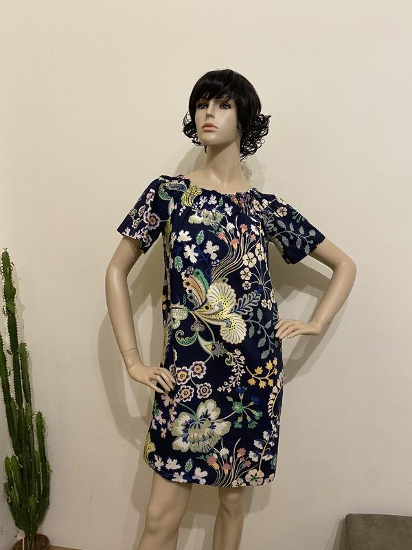 Women Cinque Dress Multicolor Cotton 36 / S / 44