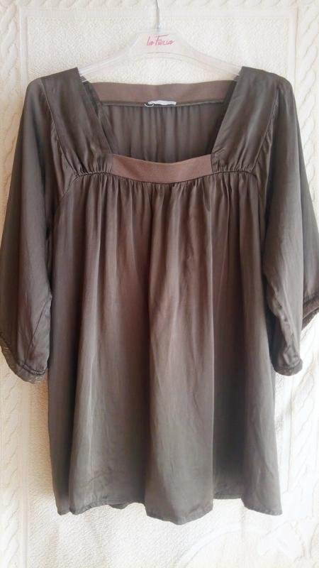 Женская Cacharel Блуза Коричневая Шелк 38 / M / 46