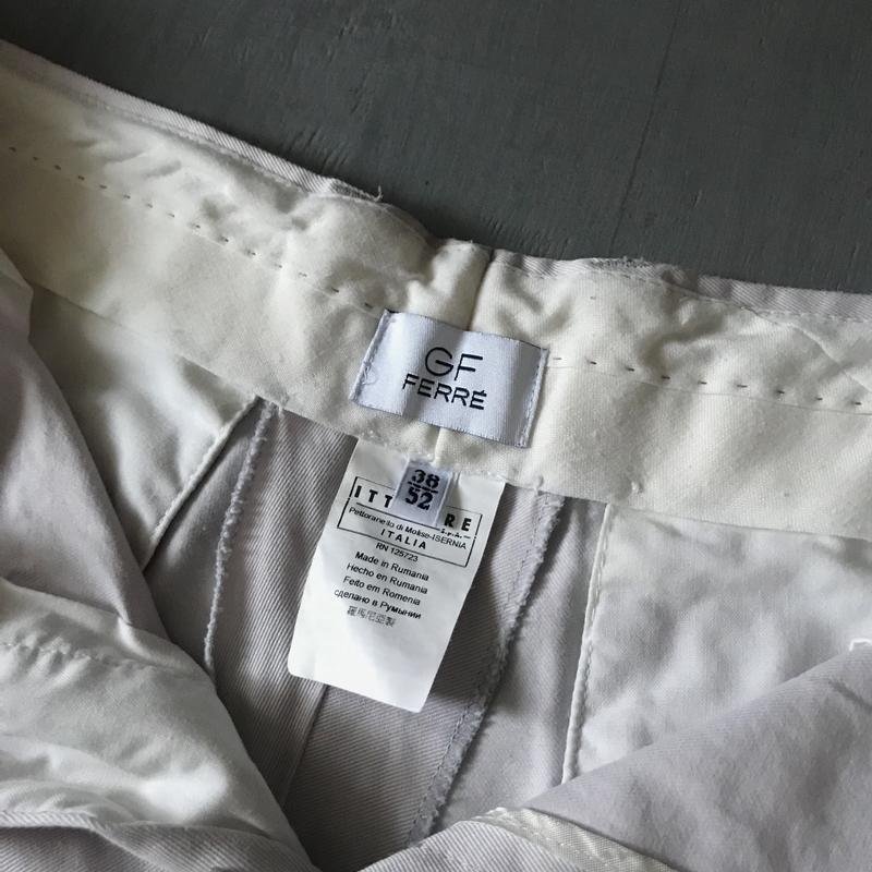 Herren Gianfranco Ferre Hose Silber Baumwolle 38 /