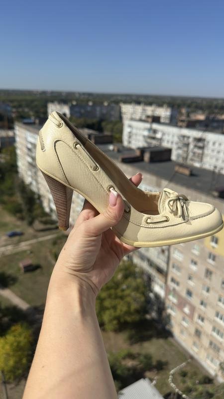 Damen Bally Absätze Beige Leder 36