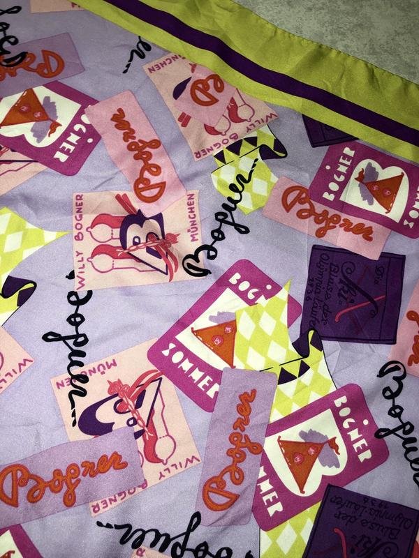 Женский Bogner Шарф Жёлтый