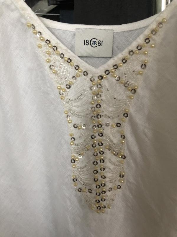 Женский Cerruti Платье Белый Лен 34 / XS / 42