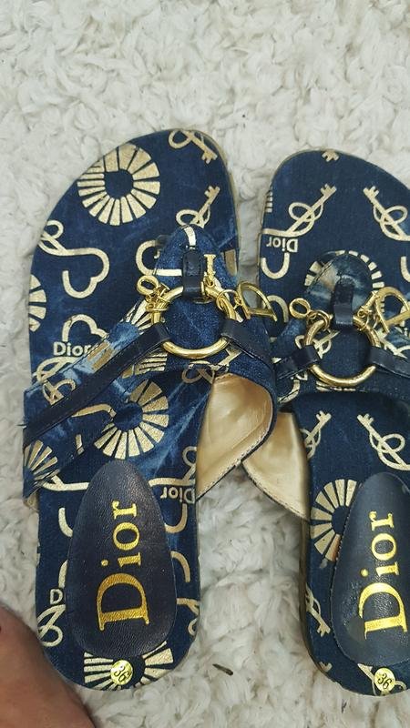 Femme Dior Talons Bleu Marine 36