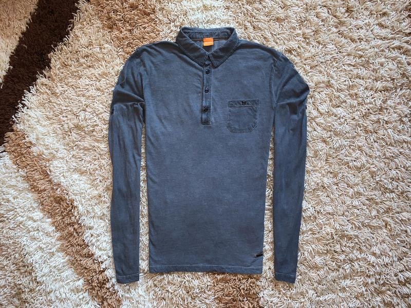 Мужской Boss Поло Серый 36 / S / 44