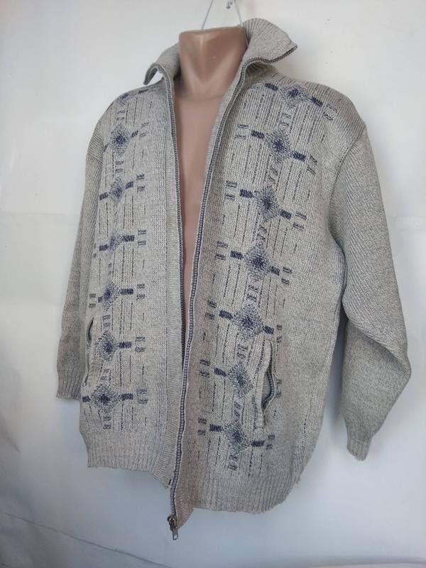 Мужской Akris Свитер Голубой 50 / 5XL / 58