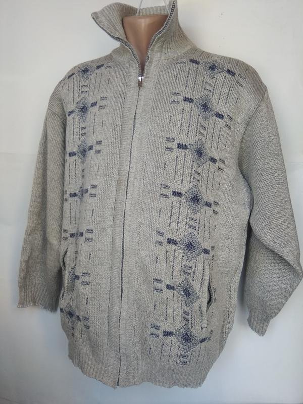 Мужской Akris Свитер Голубой 50 / 5XL / 58