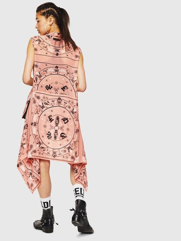 Женская Diesel Рубашка Розовая 36 / S / 44