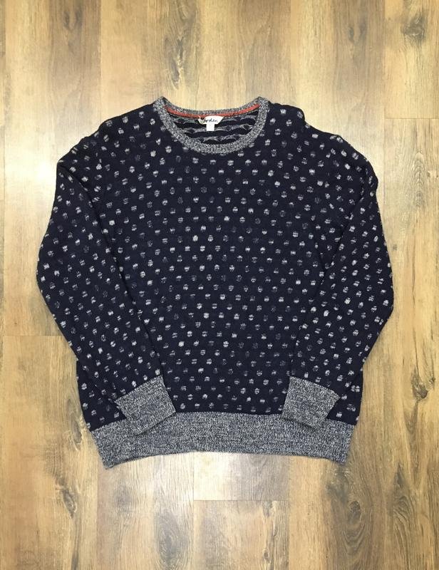 Homme Boden Pull Multicolore Laine 42 / XL / 50