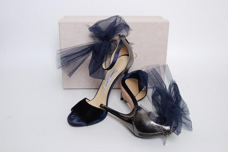Damen Jimmy Choo Absätze Marineblau 38.5