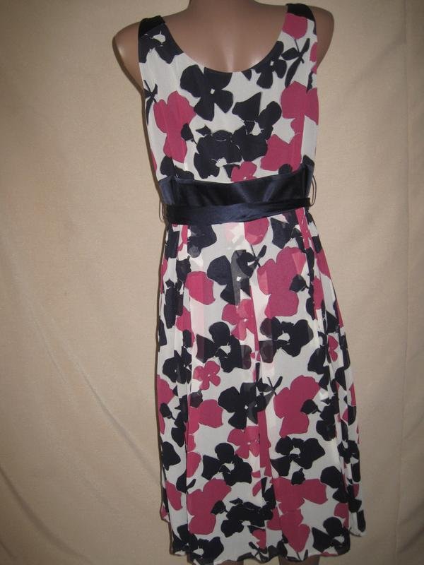 Women Hobbs Dress Black Silk 40 / L / 48
