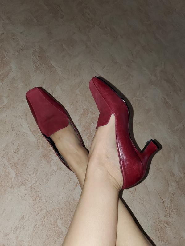 Women Givenchy Heels Burgundy Suede 35.5