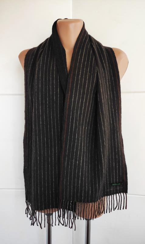 Herren Jasper Conran Schal Braun Wolle