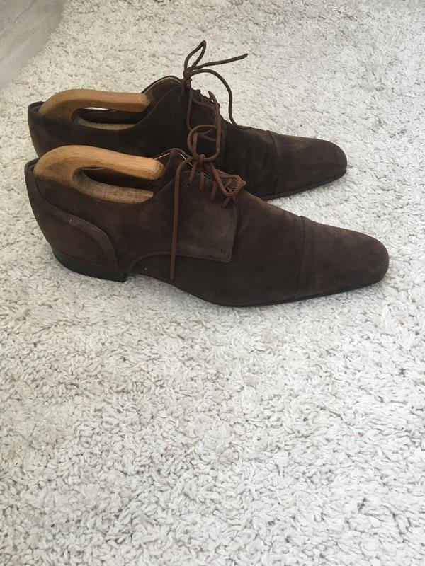 Homme Lanvin Talons Marron Suède 45