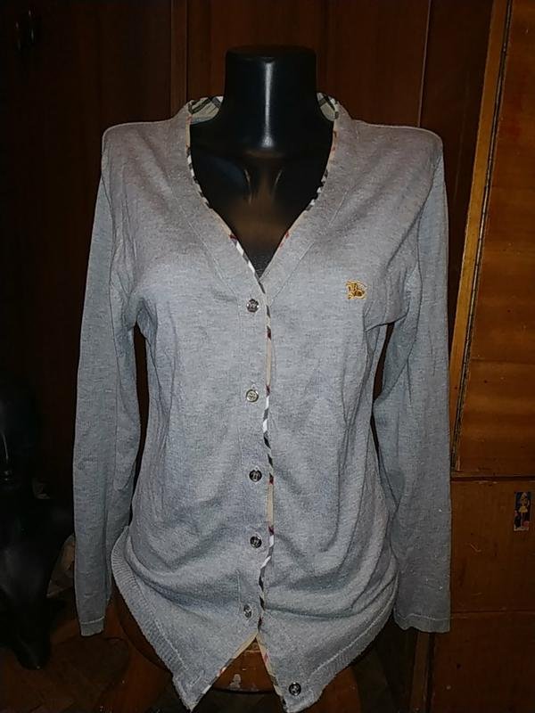 Donna Burberry Maglione Grigio Cotone 40 / L / 48