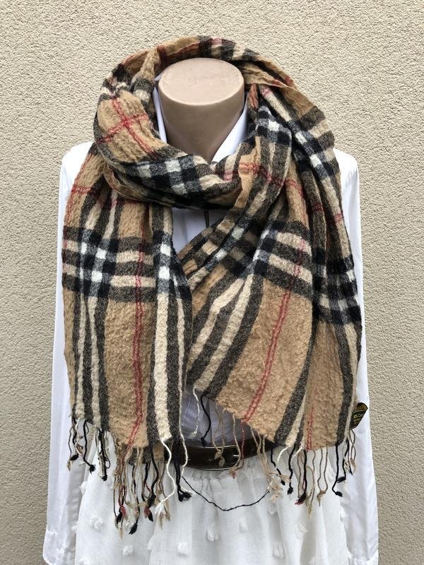 Women Burberry Scarf Multicolor Cashmere One size
