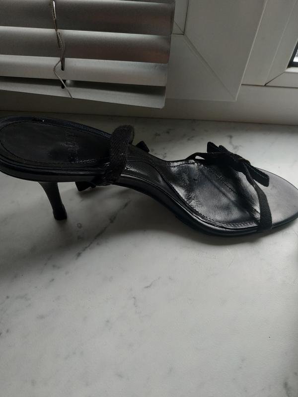 Damen Bally Absätze Schwarz Leder 37