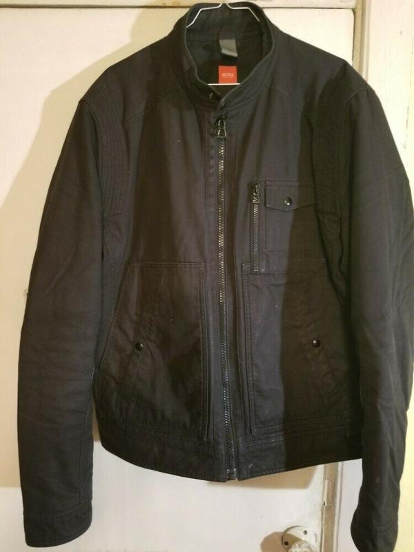 Homme BOSS Orange Veste Noir Coton 44 / XXL / 52