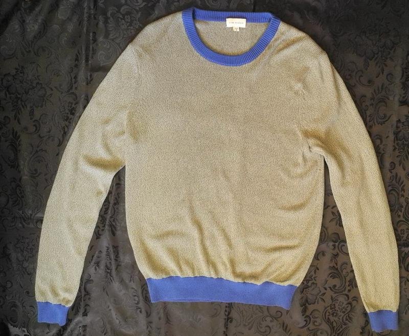 Uomo Club Monaco Maglione Grigio Cotone 42 / XL /