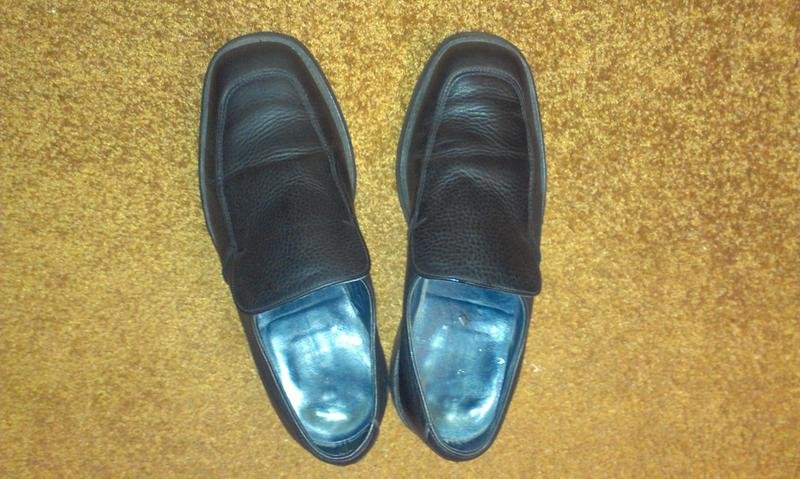 Homme Barker Chaussures Noires Cuir 41