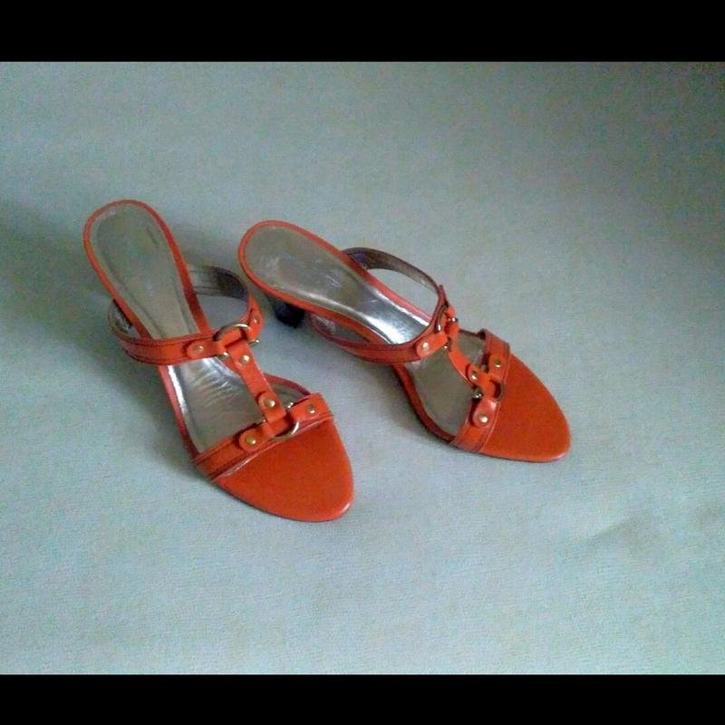 Женские Daniel Hechter Туфли Оранжевые Кожа 40