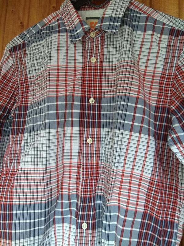 Homme BOSS Orange Chemise Multicolore Coton 38 / M