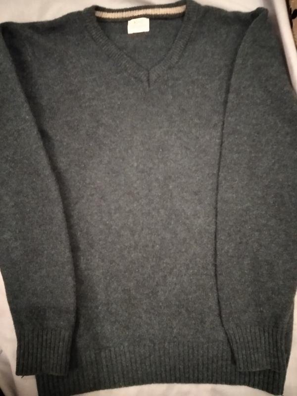 Женский ACW85 Пуловер Тёмно-синий Шерсть 36 / S /