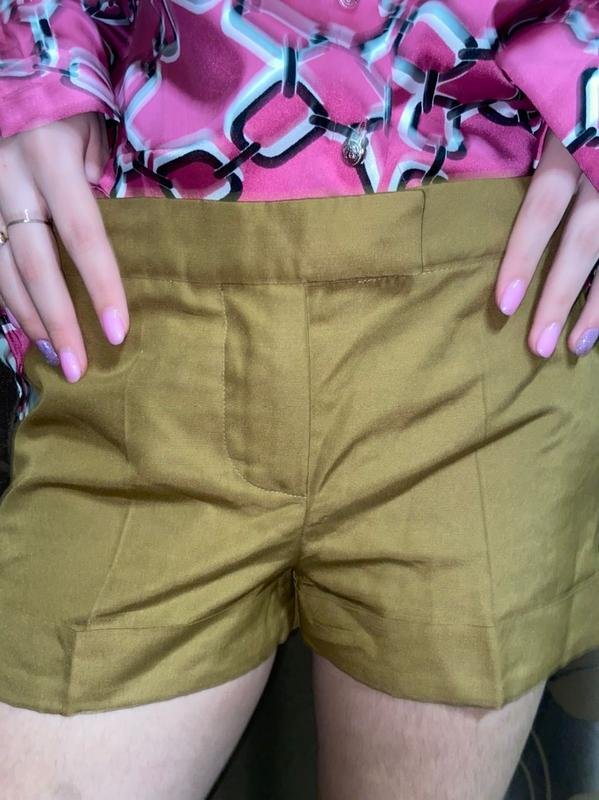 Donna Chloé Shorts Senape Lana 36 / S / 44
