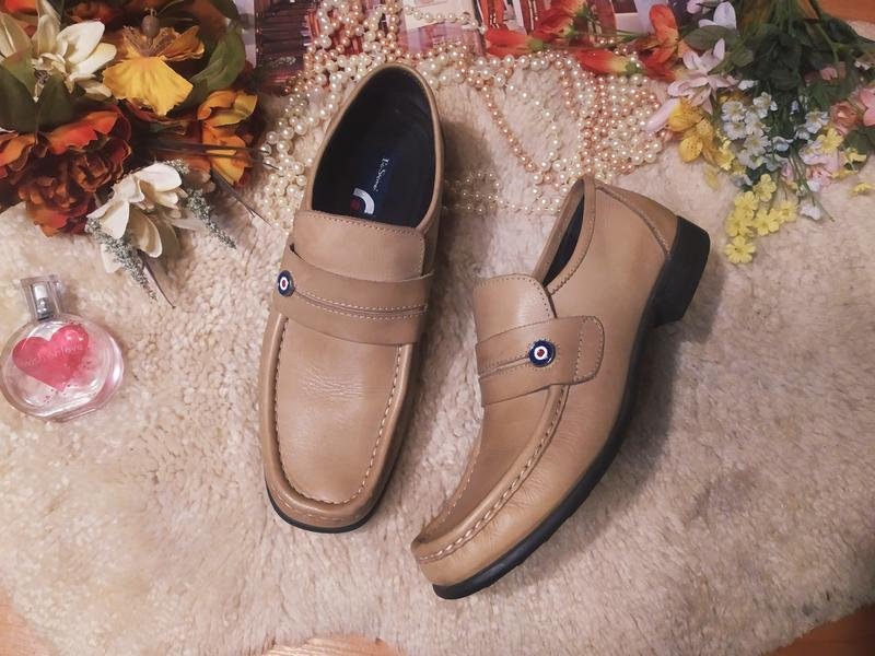 Uomo Ben Sherman Scarpe Marrone Pelle 44