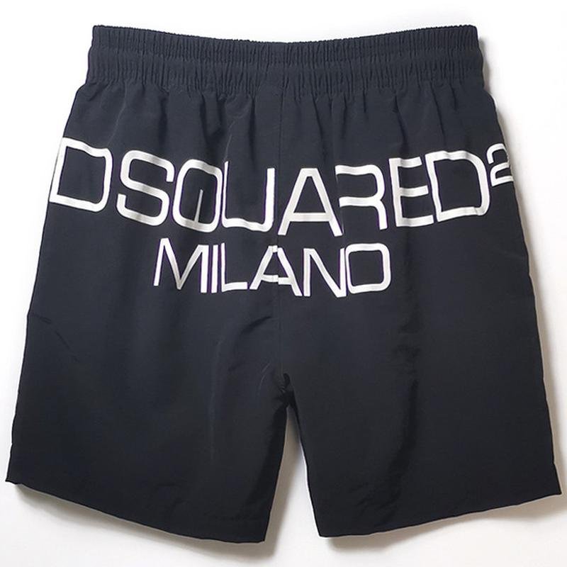 Uomo Dsquared² Shorts Nero Poliestere 31 / M / 44