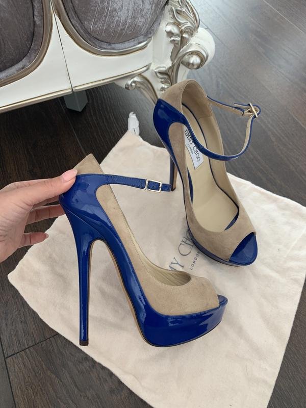 Женские Jimmy Choo Туфли Тёмно-синие 37.5