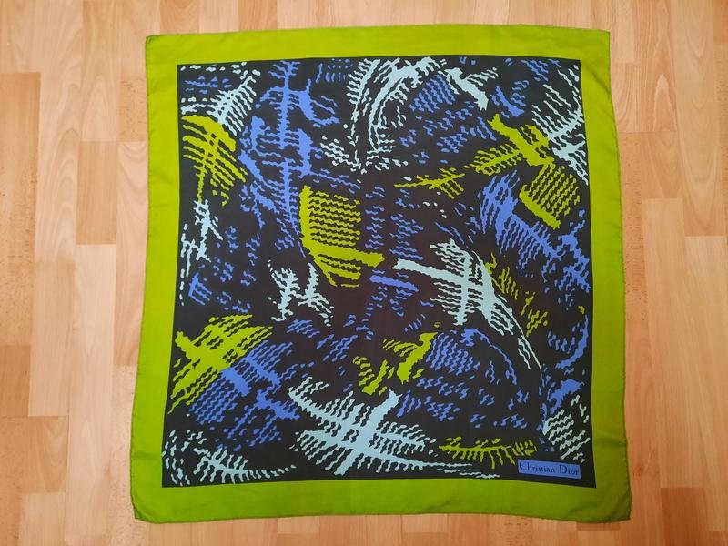 Damen Christian Dior Schal Mehrfarbig