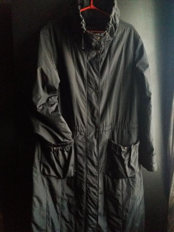 Женский Fred Плащ Чёрный Плащевка 42 / XL / 50