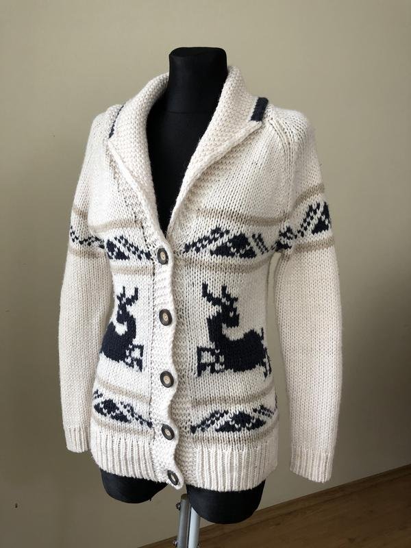 Women Falmer Sweater White Acrylic XS