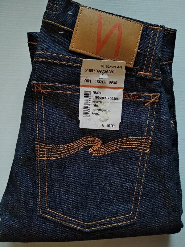 Женские Nudie Jeans Джинсы Чёрный 24 / XXS