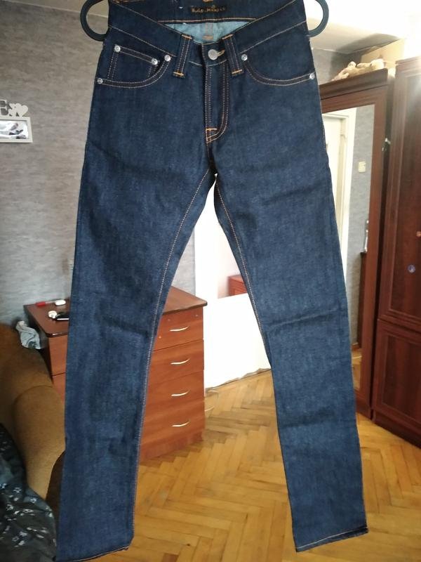 Женские Nudie Jeans Джинсы Чёрный 24 / XXS